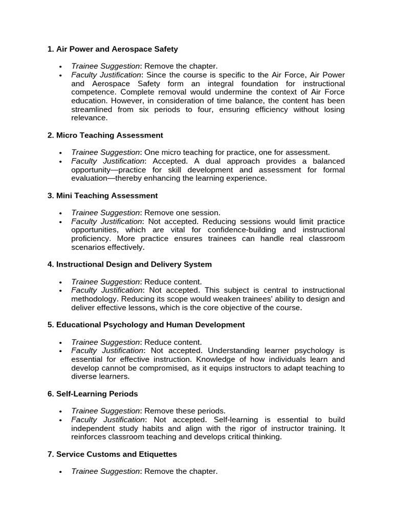 Enhancing Air Force Instructor Training | PDF | Learning ...