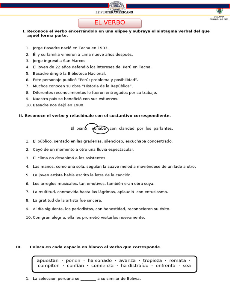 El Verbo I | PDF