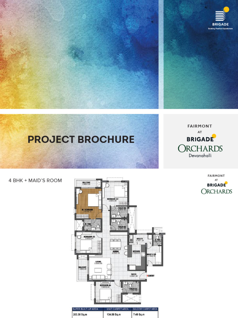 Brigade Fairmont Bangalore 331840 Project Brochure | PDF