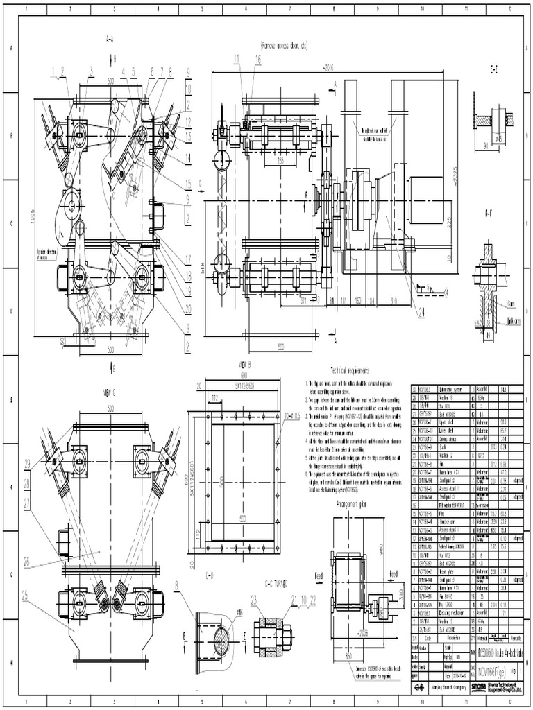 Double Flap Valve Drawing | PDF