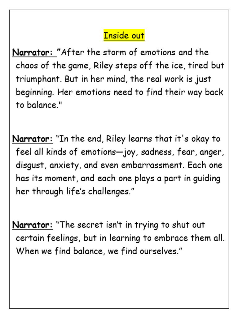 Inside Out | PDF