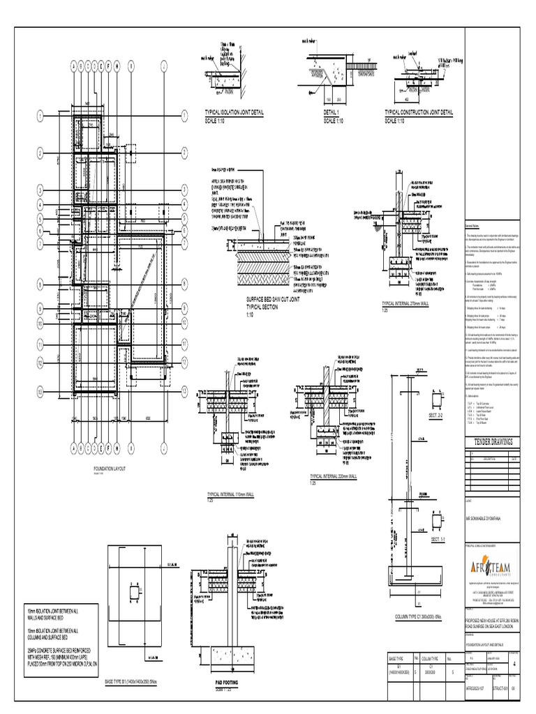 Foundation Reinforcement Details | PDF | Concrete | Foundation ...