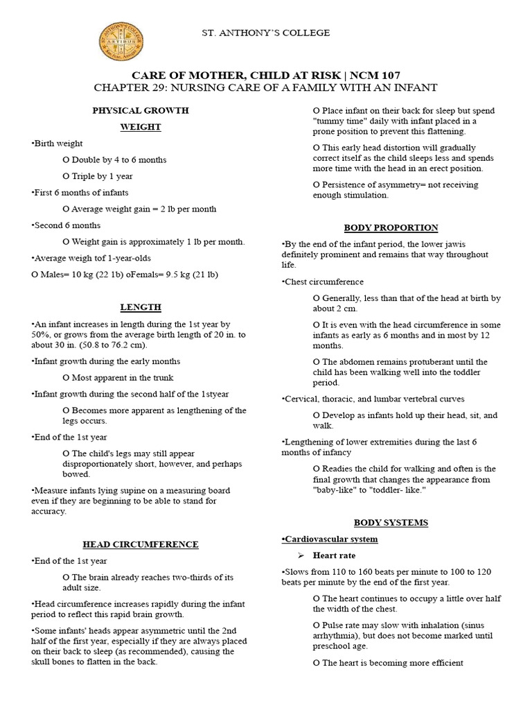 Infant Growth and Development Guide | PDF | Infants | Breast Milk