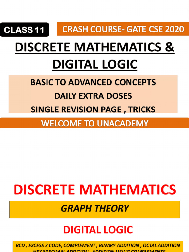 Discrete Mathematics & Digital Logic-1 | PDF