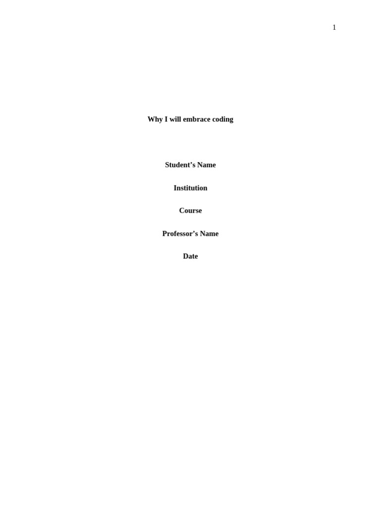 Embracing Coding for Career Success | PDF