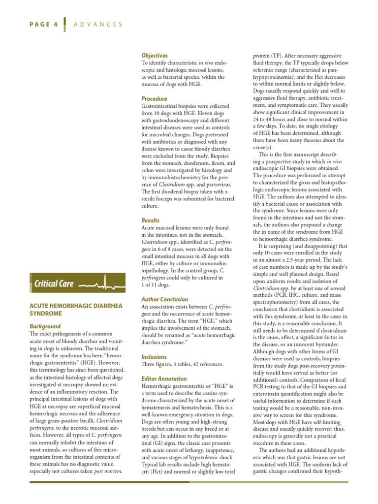[2014] Acute hemorrhagic diarrhea syndrome | PDF | Gastrointestinal ...