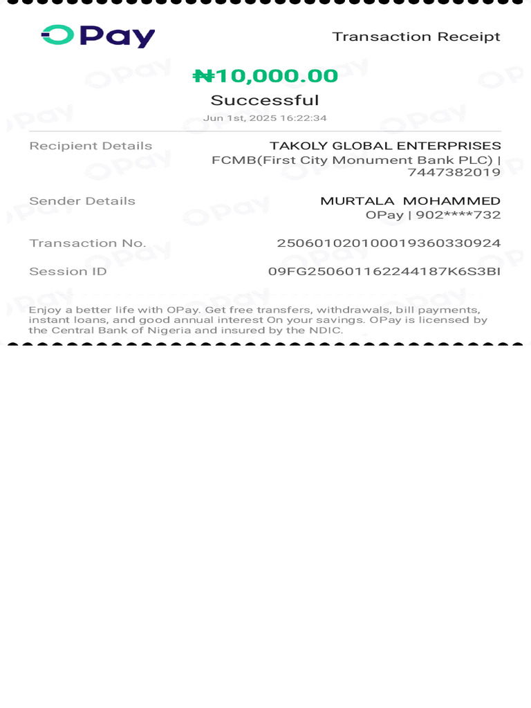Transaction Receipt-250601020100019360330924 | PDF