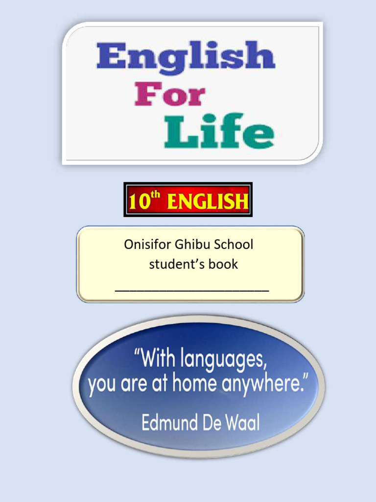 English Book For The 10th Form.2025 - Compressed | PDF | Logic ...