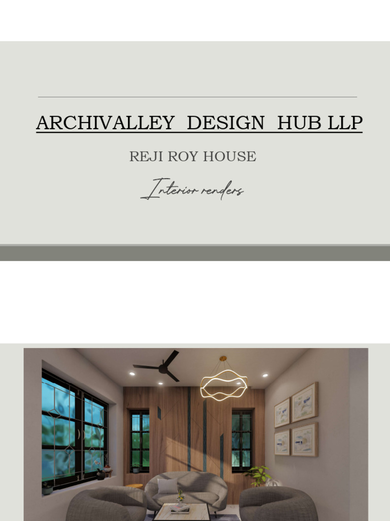 Reji Roy Interior Renders PDF | PDF