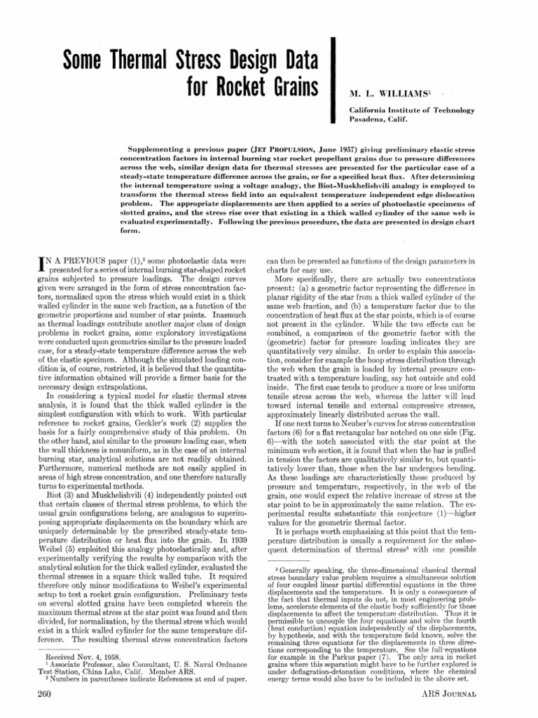 Williams 1959 | PDF | Stress (Mechanics) | Thermal Conduction