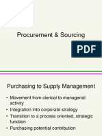 Procurement & Sourcing