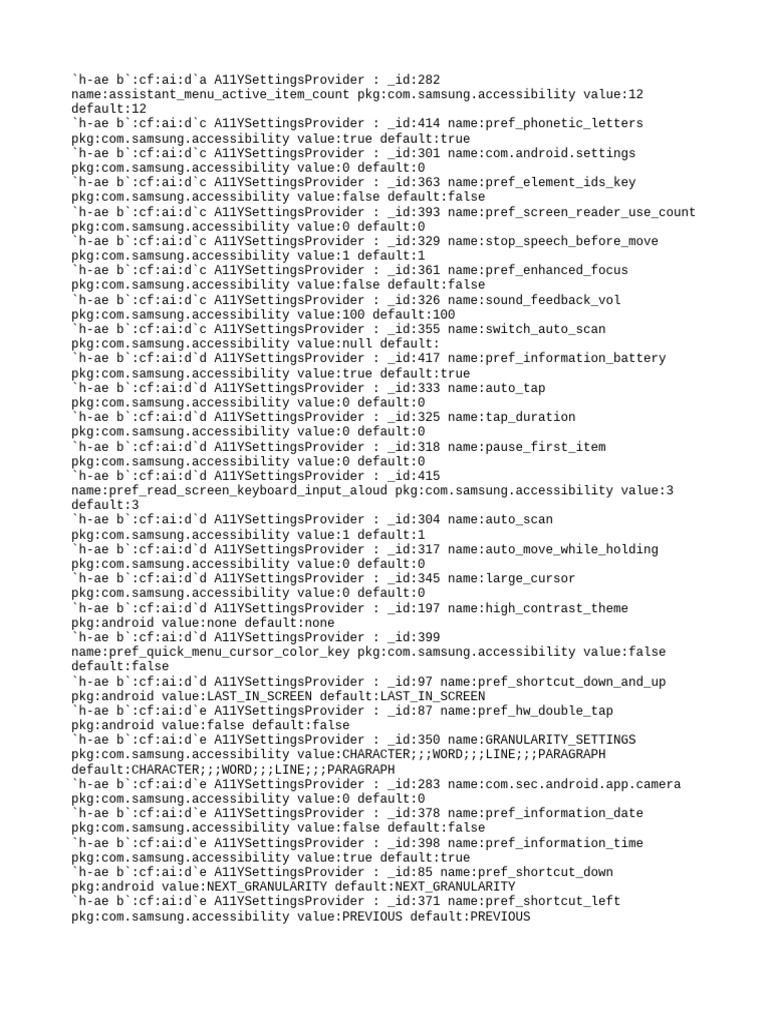 Samsung Accessibility Settings Overview | PDF | Alphabet Inc. | Mobile ...
