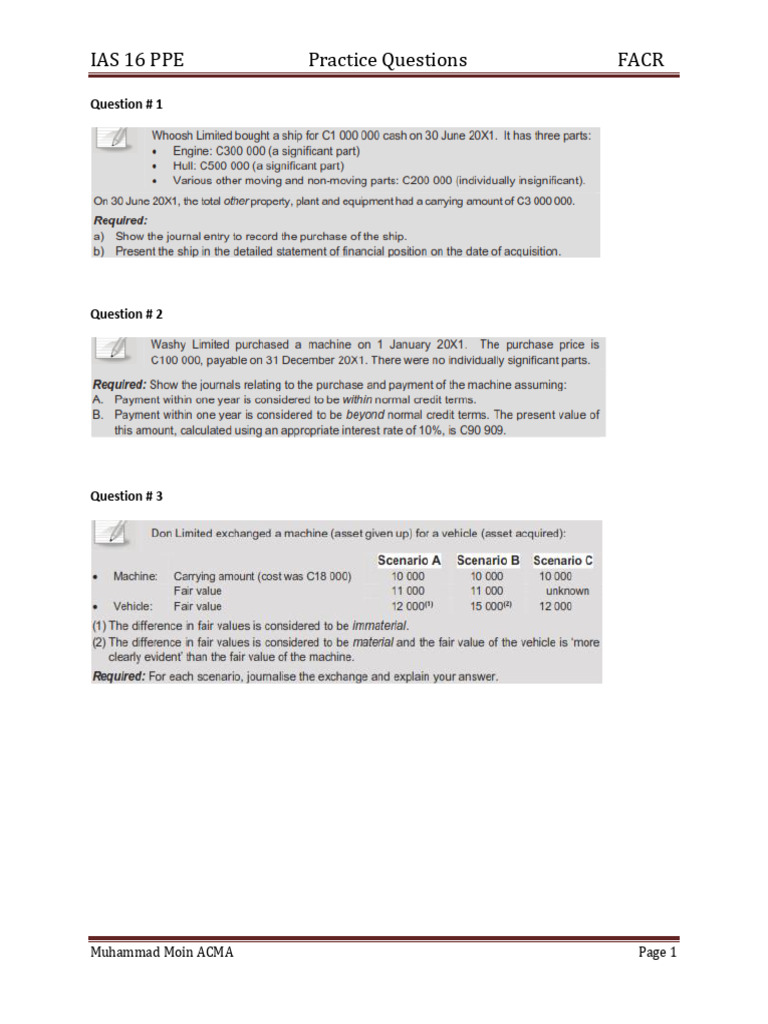 Ias 16 Ppe | PDF