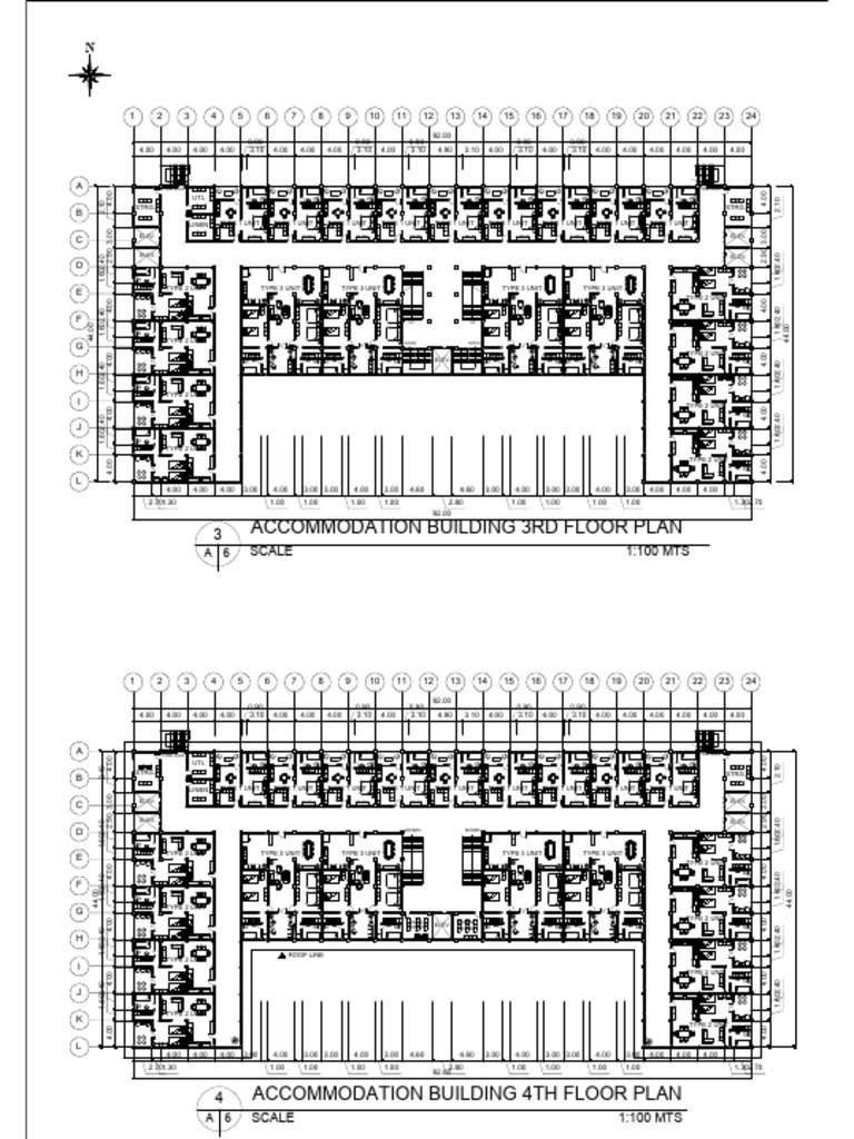 Accommodation Building Floor Plans | PDF