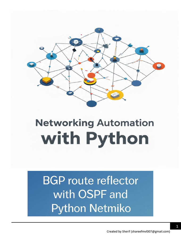 BGP Route Reflector OSPF Lab Setup | PDF | Computer Network | Router ...