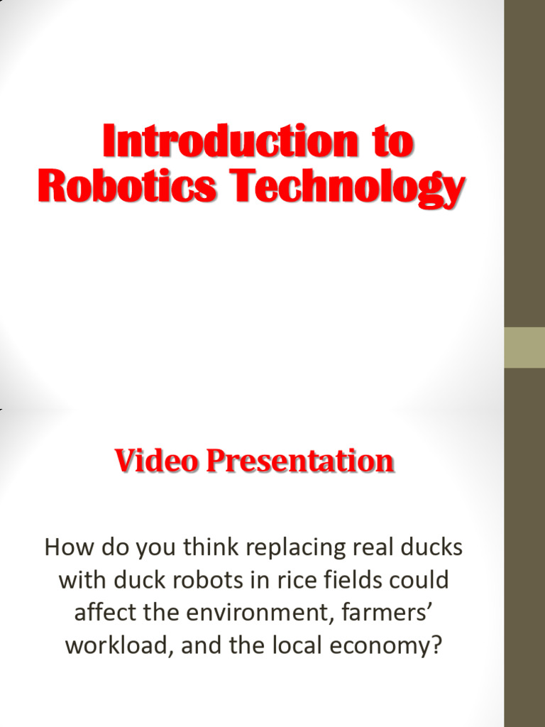 Robotics Technology in Agriculture & Beyond | PDF | Robot | Robotics