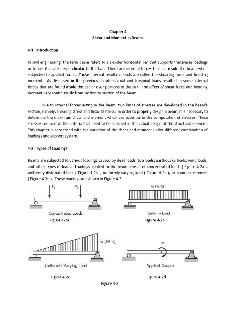 Shear and Moment Analysis in Beams | PDF | Bending | Beam (Structure)