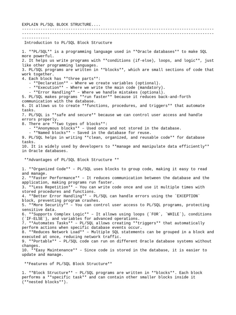 u_1_oracle | PDF | Pl/Sql | Databases