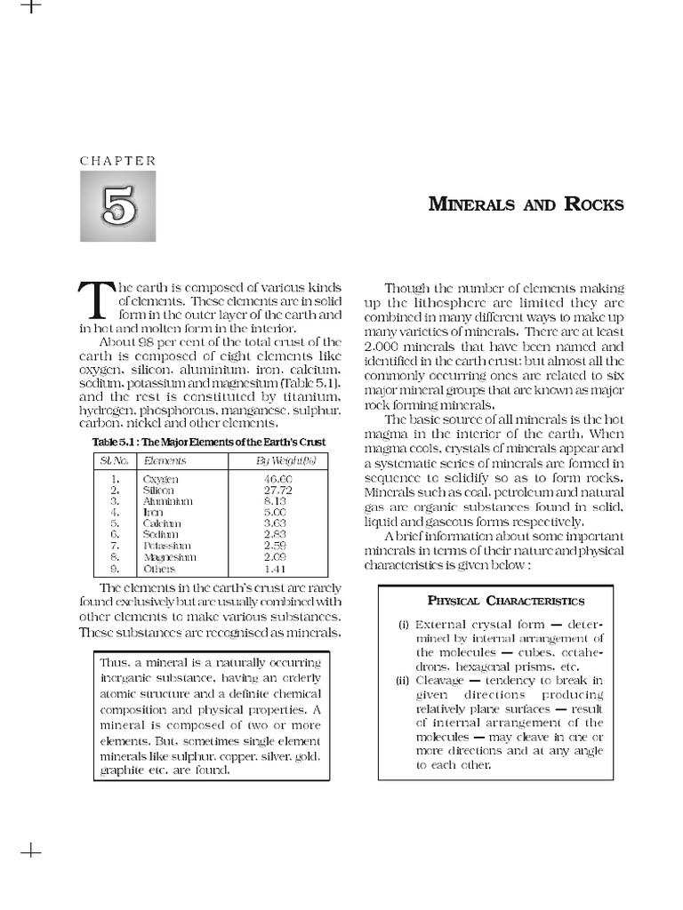 Rocks and Minerals | PDF
