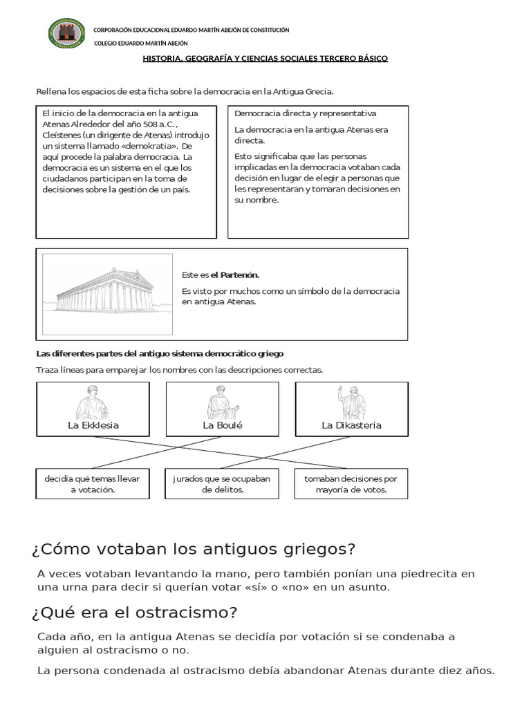 Votación y democracia en Atenas | PDF | Democracia | Ideologías políticas