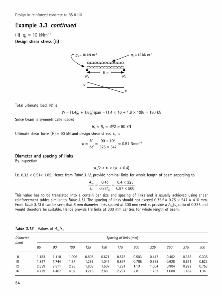 Links Dia & Spacing Table | PDF