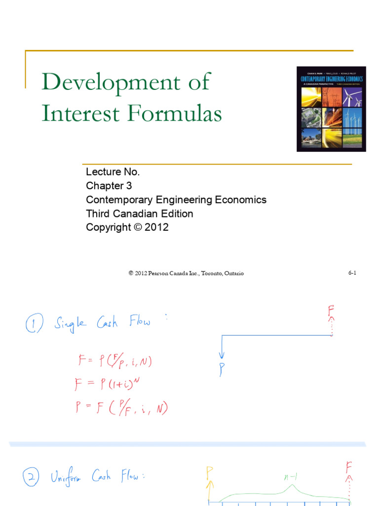 Interest Formulas in Engineering Economics | PDF | Discounting ...