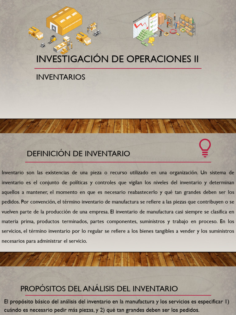 Análisis y Tipos de Inventarios en Empresas | PDF | Economias | Business
