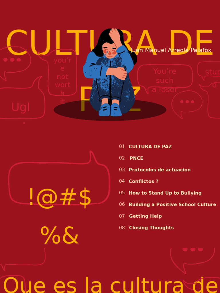 Cultura de Paz en la Educación Escolar | PDF | Paz | Violencia