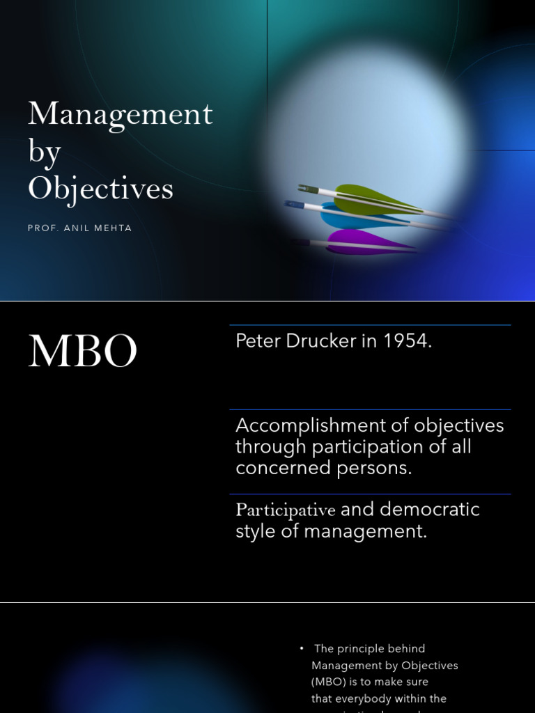 Managment by Objectives | PDF | Performance Appraisal | Goal