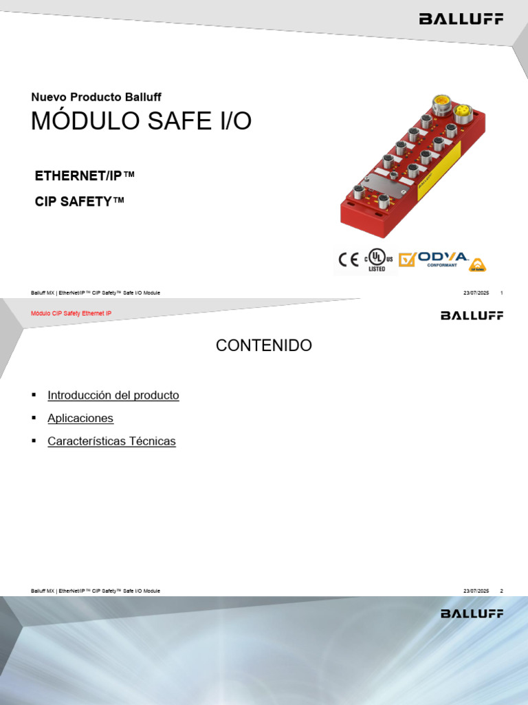 Módulo Safe I/O Ethernet/IP CIP Safety | PDF | Protocolos de internet ...