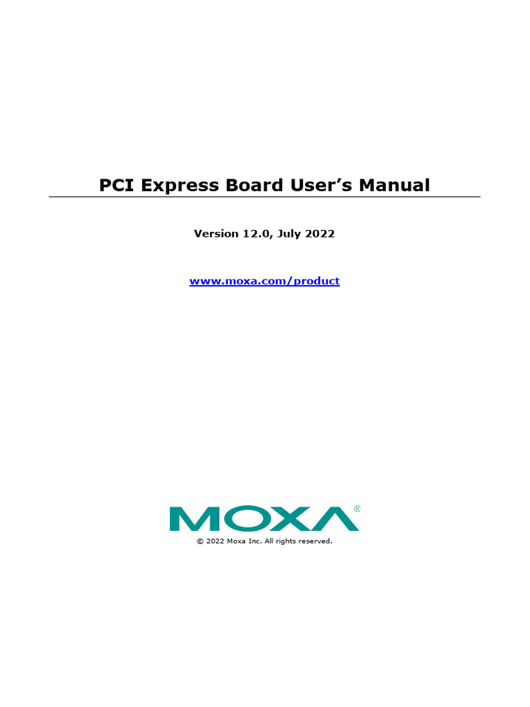 Moxa Multiport Controller Manual | PDF | Microsoft Windows | 64 Bit ...