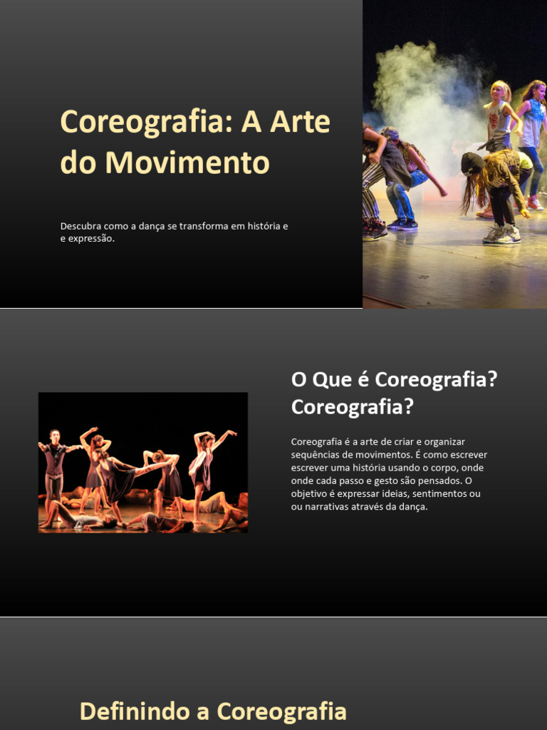 Coreografia: Arte do Movimento e Expressão | PDF | Danças