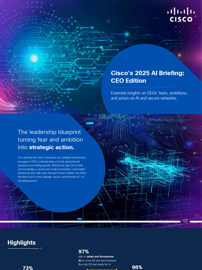 Cisco 2025 AI Briefing CEO Edition | PDF | Artificial Intelligence ...