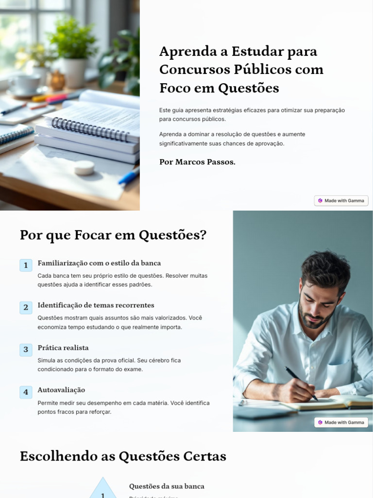 Estratégias para Estudar Concursos Públicos | PDF | Aprendizado ...