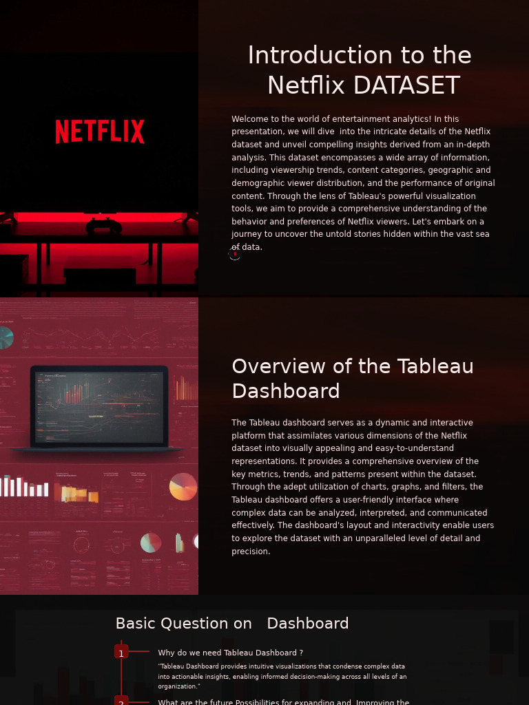 Netflix Dataset Insights via Tableau | PDF | Analytics | Information ...