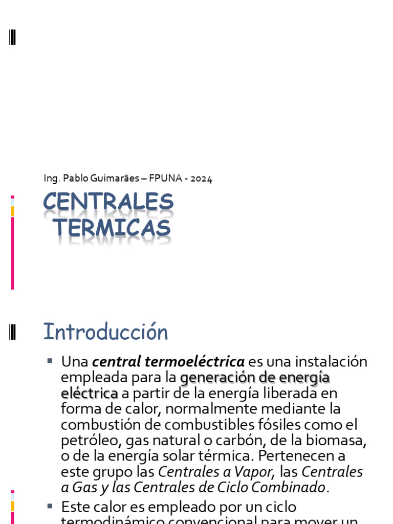 Centrales Termoeléctricas: Impacto y Tipos | PDF | Gases de efecto ...