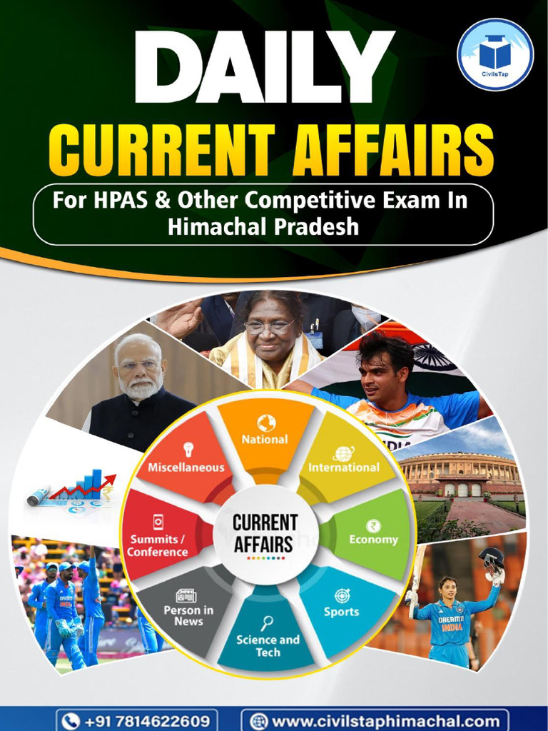 Prelims Current Affairs 14-07-25 Hindi | PDF