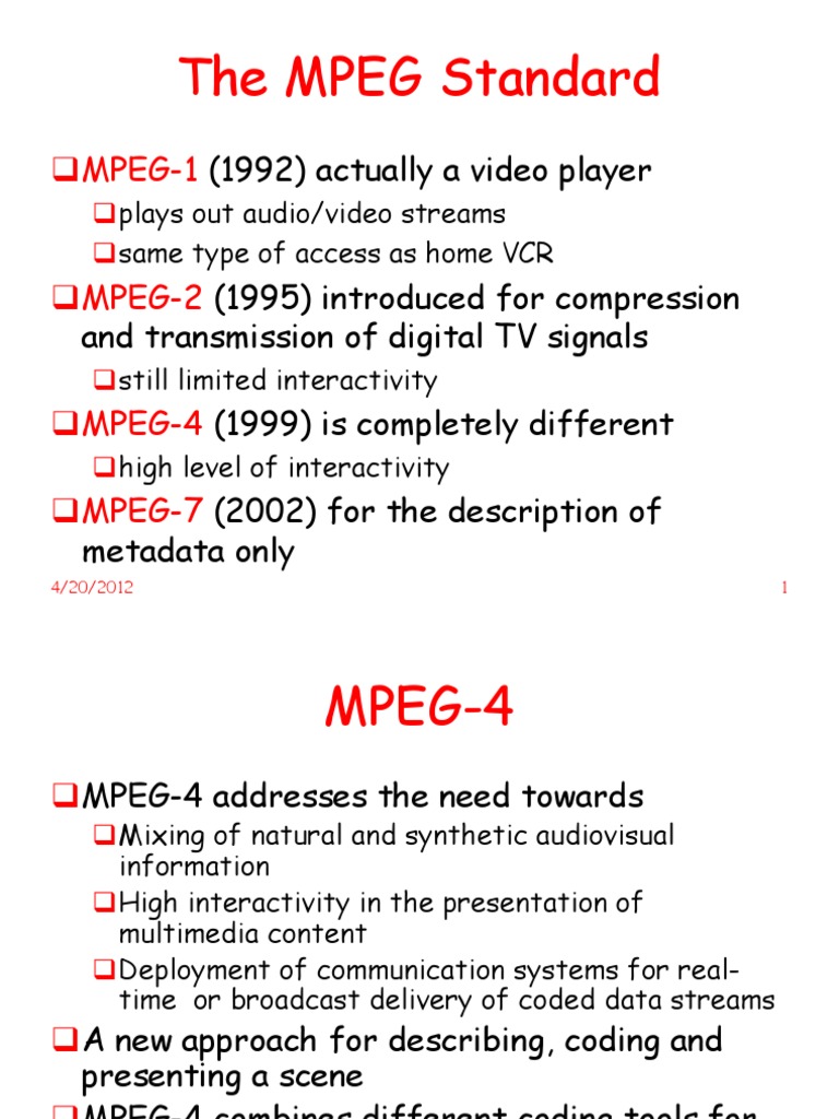 Understanding MPEG-4 Video Format | PDF | Video | Multimedia