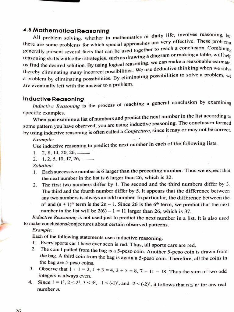 Mathematical Reasoning Techniques | PDF | Deductive Reasoning ...
