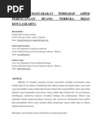 Download Tedy - Persepsi Masyarakat Terhadap Aspek an Ruang Terbuka Hijau Kota Jkt by Hani Absizah SN90459203 doc pdf