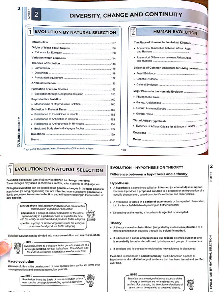 Evolution by Natural Selection | PDF