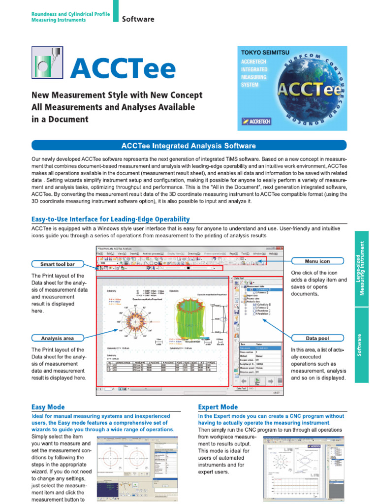 ACCTee (For Roundness Measurement) | PDF
