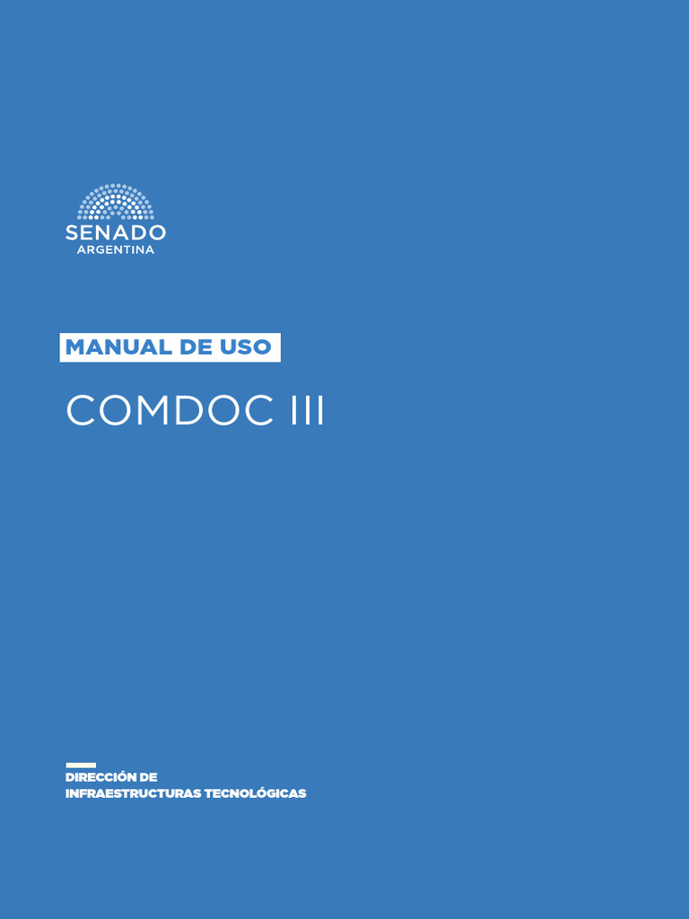 Manual de Uso de ComDoc III | PDF | Documento | Archivo de computadora