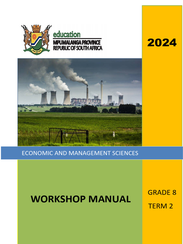 2024 Grade 8 EMS Term 2 Manual | PDF | Debits And Credits | Balance Sheet