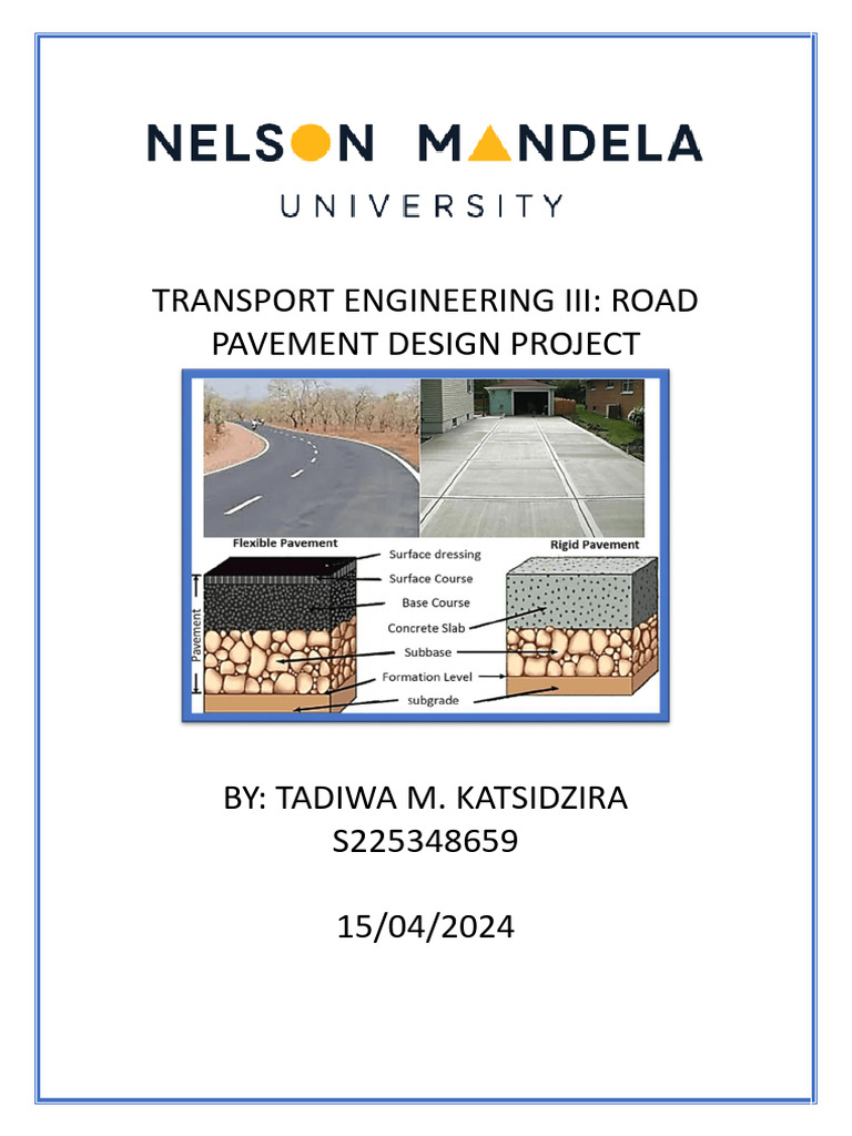 R346 Pavement Design Proposal | PDF | Road | Road Surface