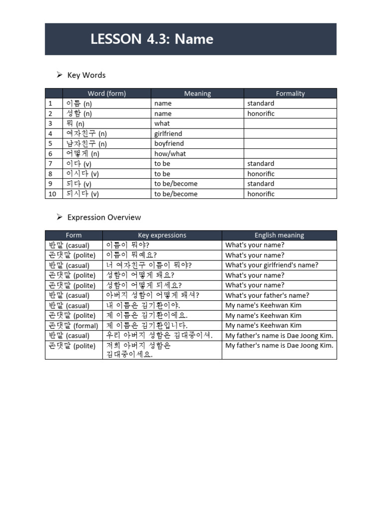 4 3+worksheet+ (Talking+About+Name) | PDF
