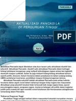 Aktualisasi Pancasila Di Perguruan Tinggi