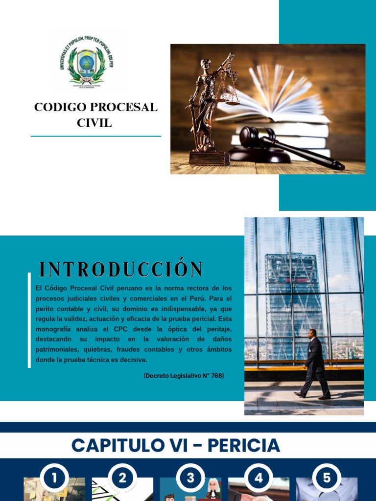 Peritaje en el Código Procesal Civil Peruano | PDF | Apelación ...