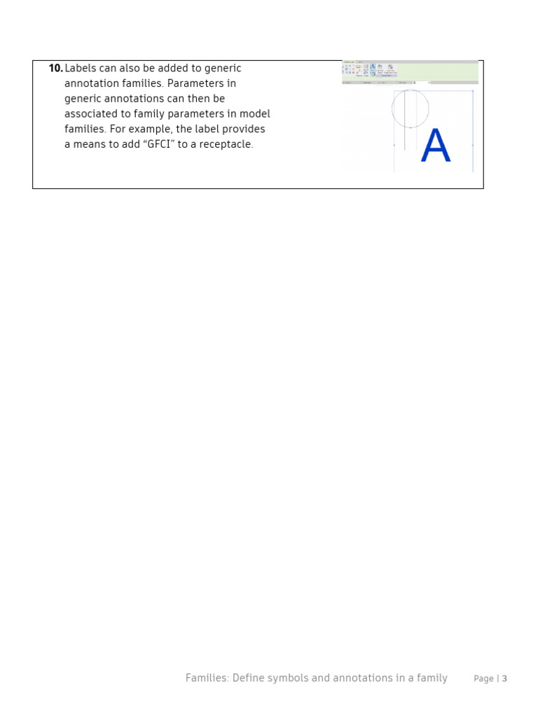 Families - Define Symbols and Annotations in A FamilyPage - 3 | PDF
