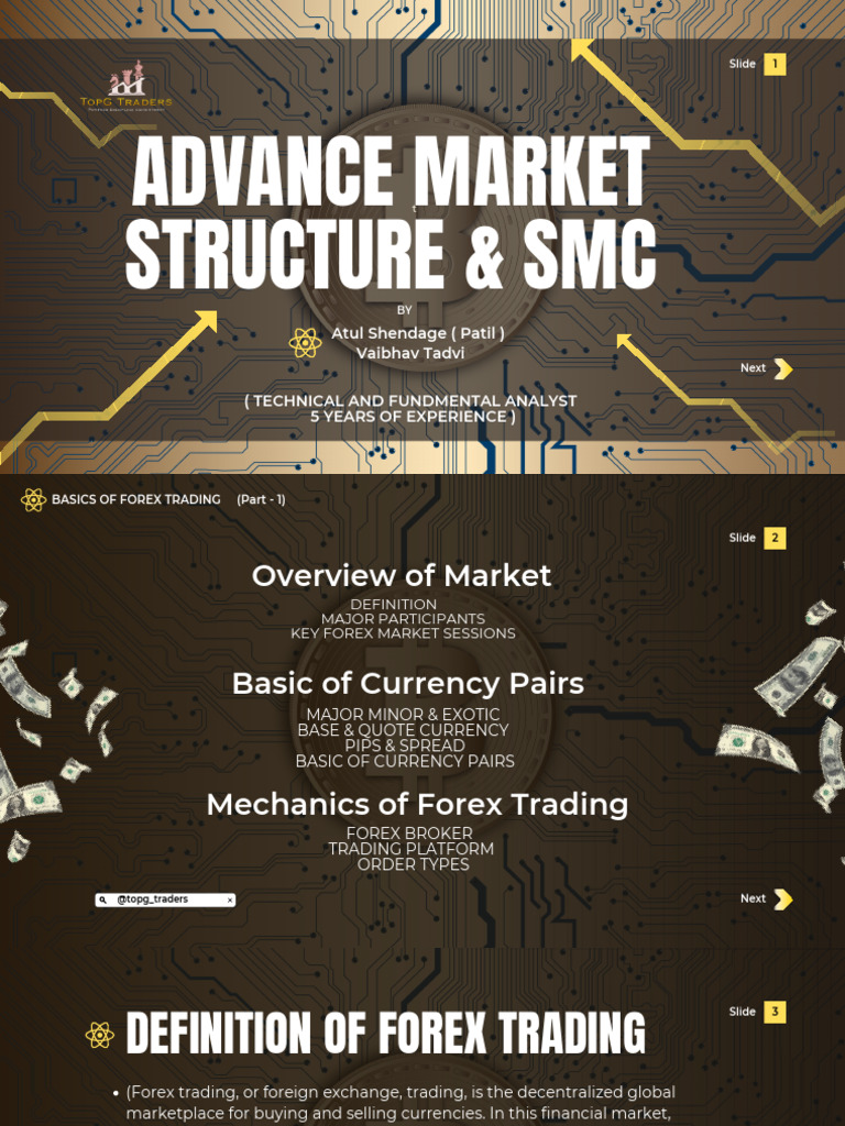 Class 1.advance Market Structure | PDF | Foreign Exchange Market ...